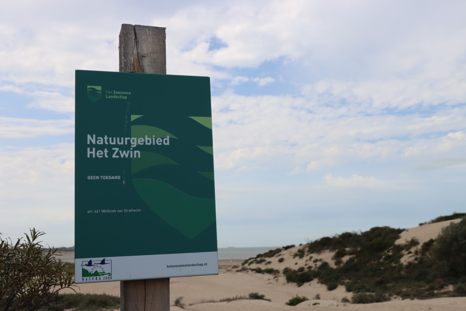 Natuurgebied Het Zwin bij Cadzand